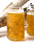 Custom Topographic Map Pint Glasses 2