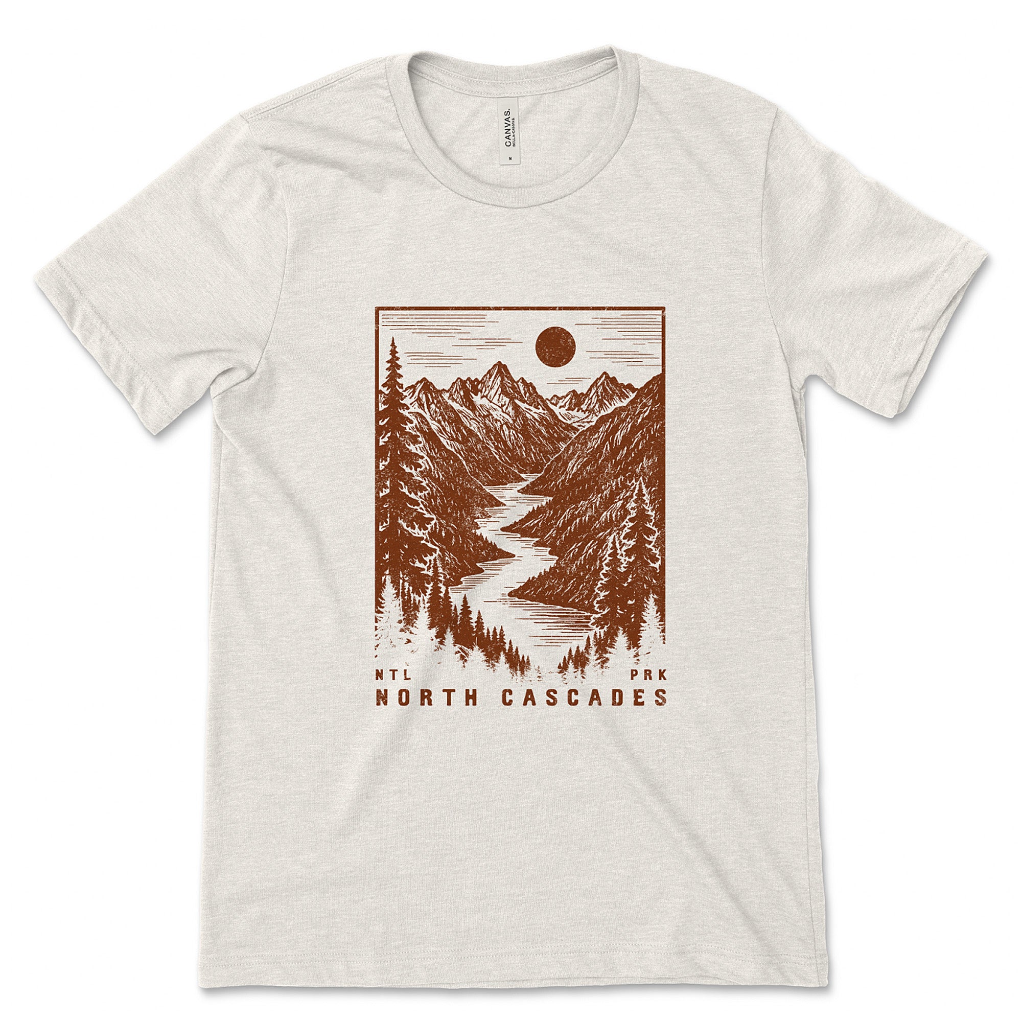 Woodblock Landscape Custom Tshirt
